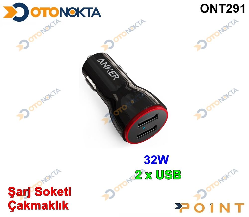 ÇAKMAKLIK ŞARJ 2X USB GİRİŞ HIZLI ŞARJ 32W POİNT