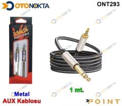 AUX KABLOSU 1 METRE METAL POİNT