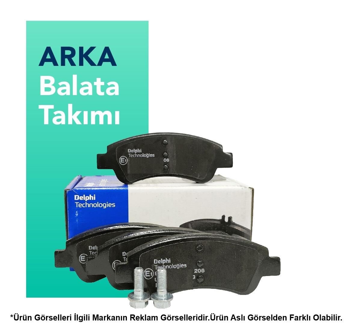 Delphi Seat Leon Arka Fren Balata Takımı (2008-2012)