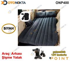 ARAÇ ARKA KOLTUK  İÇ ŞİŞME YATAK SİYAH POİNT