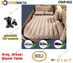 ARAÇ ARKA KOLTUK  İÇ ŞİŞME YATAK BEJ POİNT
