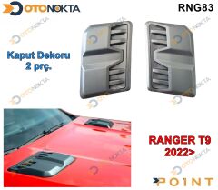 FORD RANGERT9 2022+ ÖN KAPUT DEKORU 2 PRÇ