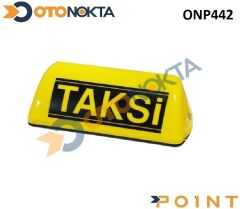 TAKSİ LEVHASI MIKNATISLI SARI YAZILI CAMLI