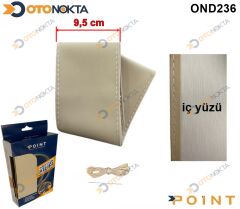 DİREKSİYON KILIFI DİKMELİ 9,5 CM DÜZ BEJ