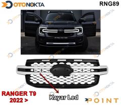 FORD RANGER T9 2022+ ÖN PANJUR KAYAR LEDLİ BEYAZ
