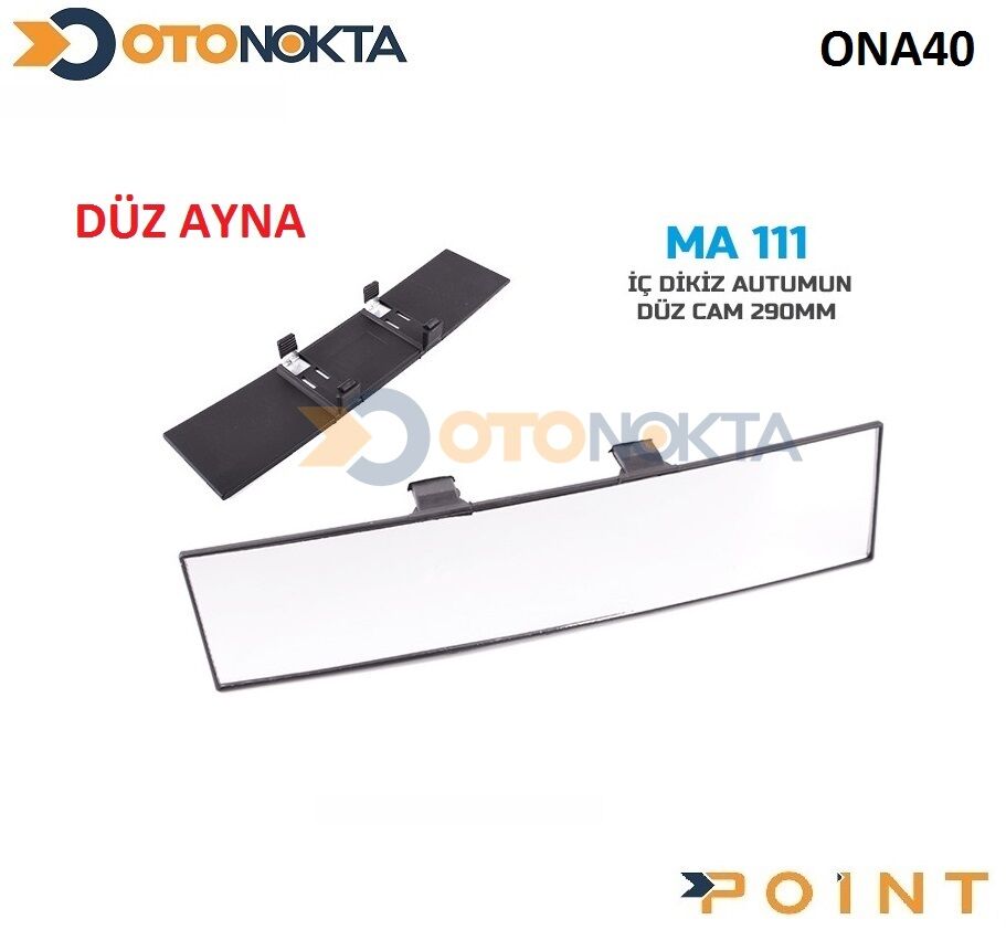 AYNA İÇ İLAVE MAKASLI DÜZ CAM 290 MM MA111