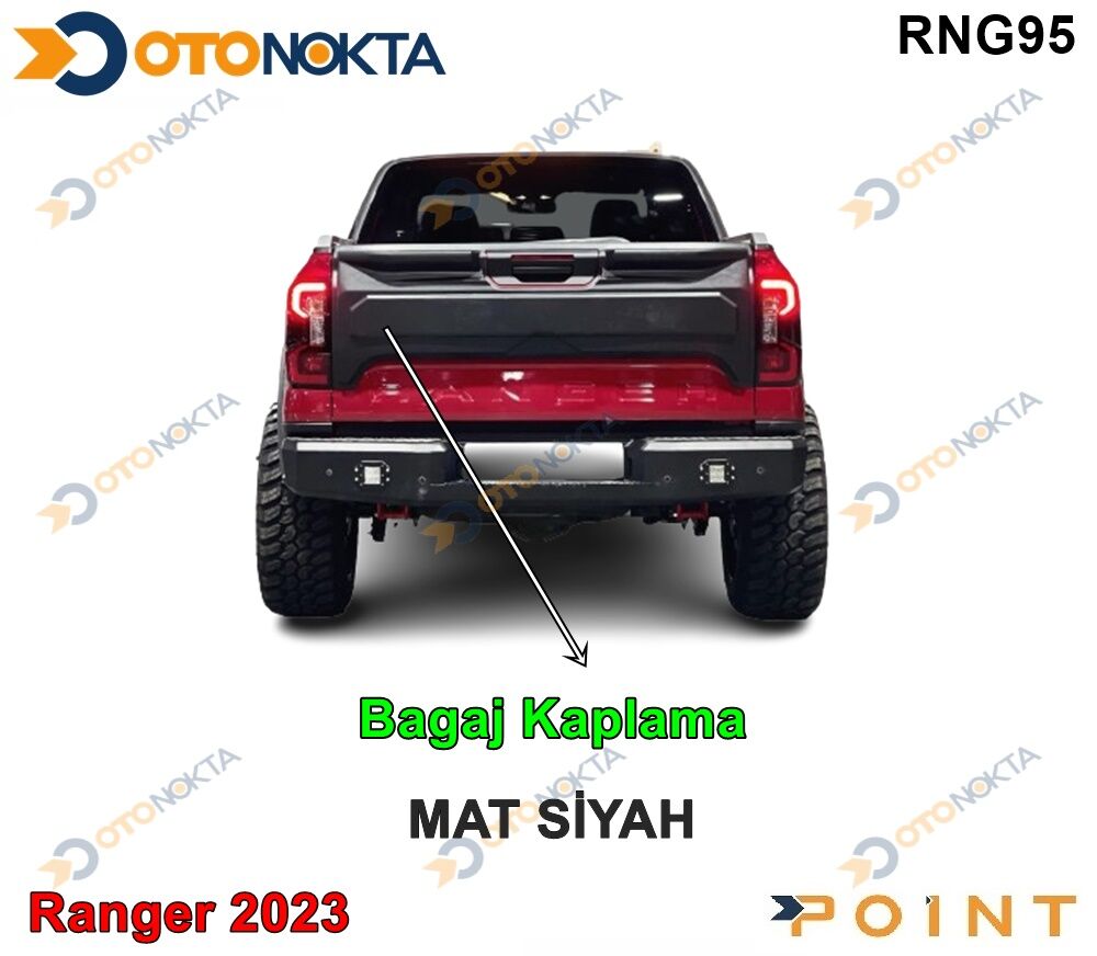 FORD RANGER T9 2023>BAGAJ KAPLAMA MAT SİYAH