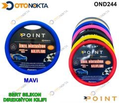 DİREKSİYON KILIFI LÜKS KOKUSUZ SERT SİLİKON MAVİ