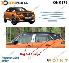 PEJO 2008-2019> CAM ALT ÇITASI KROMU 6 PRÇ POINT