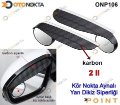 AYNA SİPERLİĞİ KARBON KÖR NOKTA AYNALI 2 Lİ POİNT