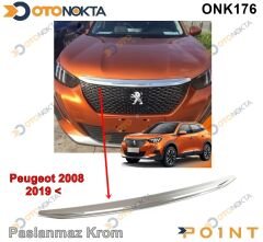 PEJO 2008-2019> ÖN KAPUT ÇITASI KROMU 1 PRÇ POINT