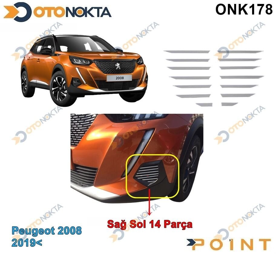 PEJO 2008-2019> ÖN TAMPON SAĞ SOL ÇITA KROMU POINT