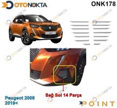 PEJO 2008-2019> ÖN TAMPON SAĞ SOL ÇITA KROMU POINT