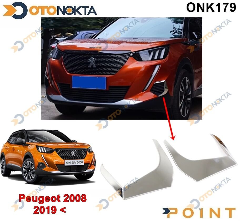 PEJO 2008-2019> ÖN TAMPON SİS ÇERCEVESİ KROMU POIN