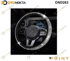 DİREKSİYON KILIFI GEÇME TAŞLI BEYAZ POİNT