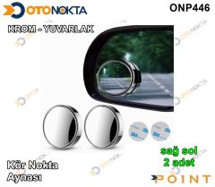 KÖR NOKTA AYNASI YUVARLAK  YAPIŞMALI KROM POİNT