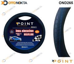 DİREKSİYON KILIFI GEÇME SİYAH MAVİ DİKİŞ POİNT