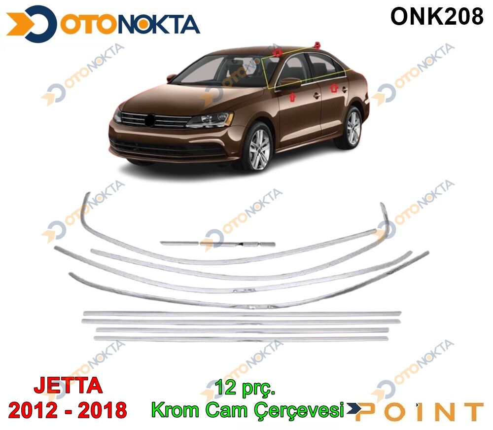 CAM ÇERÇEVESİ JETTA 2011> 12 PARÇA POİNT