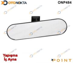 AYNA İÇ YAPIŞMALI  OVAL 270 MM SİYAH İTHAL POİNT