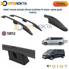 PORT TAVAN ÇITASI SİYAH CUSTOM-T9 UZUN ŞASE TURTLE