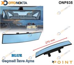 AYNA İÇ GEÇMELİ TIRNAKLI 270 MM BLUE CAMLI POİNT