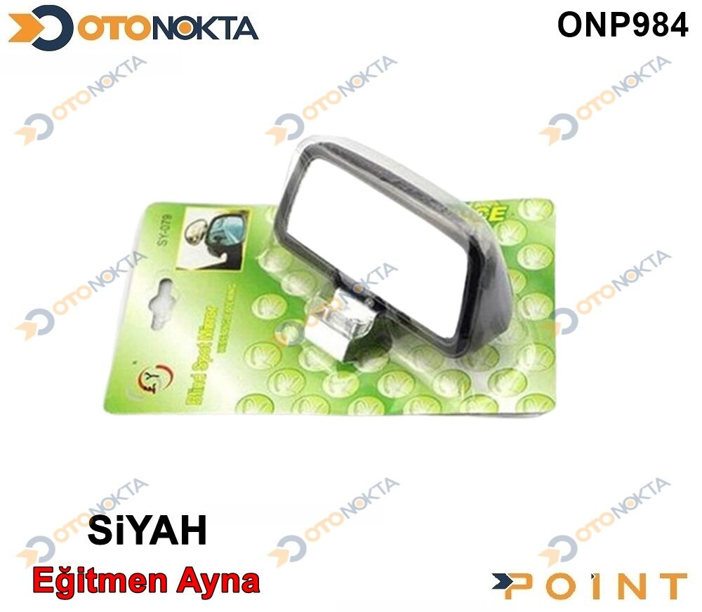 EĞİTMEN DIŞ AYNA GEÇMELİ KARE SİYAH SY-079 POİNT