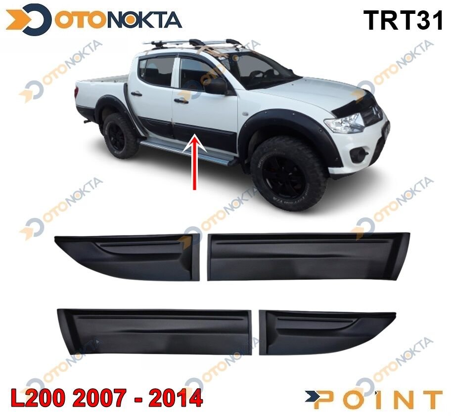 L200 TRITION 2007-2014 YAN KAPI PLASTİĞİ 4 PRÇ YER