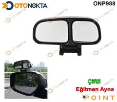 EĞİTMEN DIŞ AYNA GEÇMELİ ÇİFT ÇAMLI SİYAH POİNT