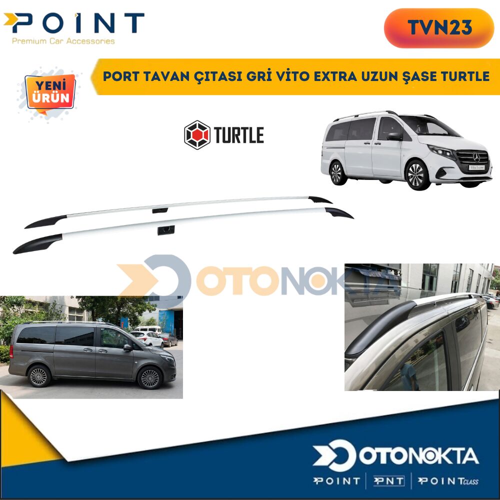 PORT TAVAN ÇITASI GRİ VİTO EXTRA UZUN ŞASE TURTLE