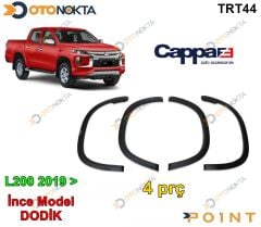 L200 2019>İNCE MODEL ÇAMURLUK DODİC 4 PRÇ CAPPA