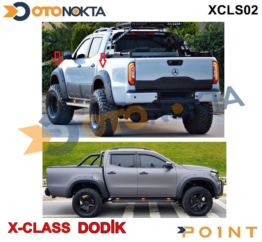 MERCEDES X-CLASS 2019> VİDA DODIC SETİ SİYAH POİNT