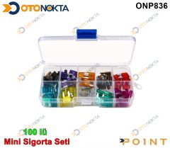 MİNİ YASSI BIÇAK SİGORTA SETİ 100LÜ PAKET
