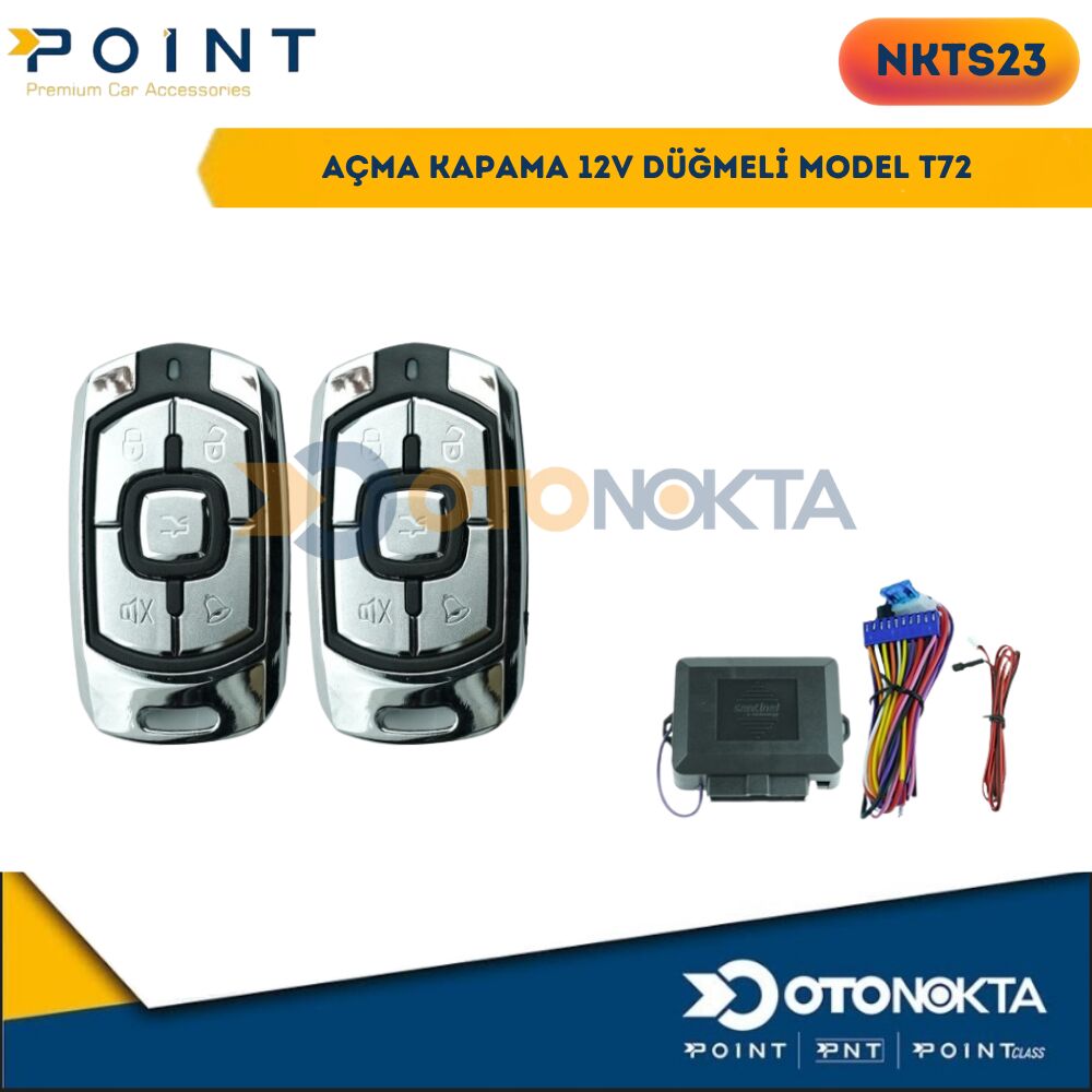 AÇMA KAPAMA 12V DÜĞMELİ MODEL T72