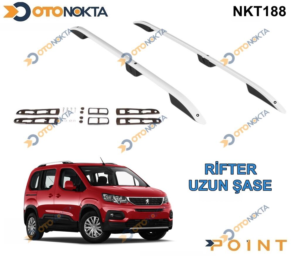 TAVAN ÇITASI LÜX MODEL GRİ PEJO RİFTER UZUN ŞASE