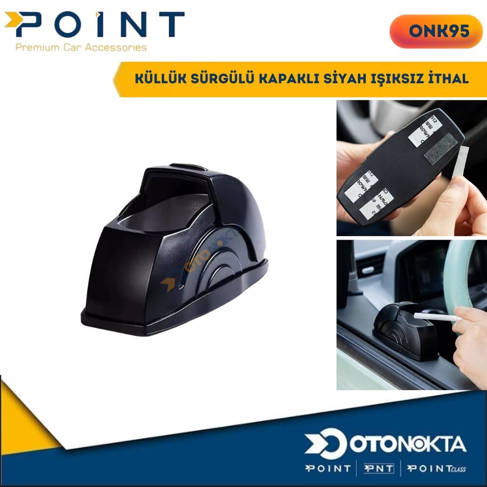 KÜLLÜK SÜRGÜLÜ KAPAKLI SİYAH IŞIKSIZ İTHAL