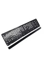 PLASTİK PLAKALIK ÇITÇITLI PİANO BLACK ÇITA (YENİ)