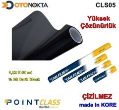 CAM FİLMİ ÇİZİLMEZ 152X60 SÜPER D.BLACK  %05 POİNT