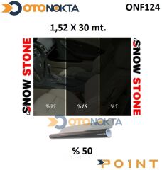 CAM FİLMİ 152X30MT ÇİZİLMEZ L.BLACK %50 SNOW STONE