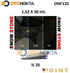 CAM FİLMİ 152X30MT ÇİZİLMEZ BLACK %35  SNOW STONE