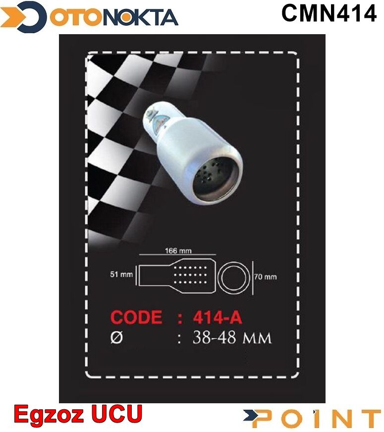 EGZOZ UCU ÜNİVERSAL KROM TEK UÇLU C-414A