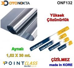 CAM FİLMİ SİLVER (AYNALI)152CMX30MT POİNT CLASS%15