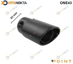 EGZOZ UCU MAT SİYAH 63 MM İTHAL M151 POİNT