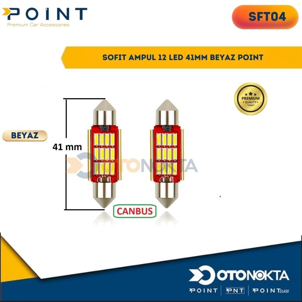 SOFİT AMPÜL 12 LED 41MM BEYAZ POİNT