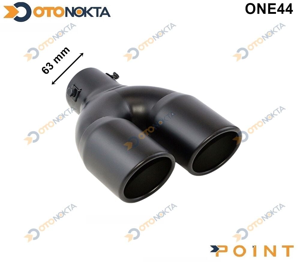 EGZOZ UCU MAT SİYAH ÇİFT UÇLU 63 MM  M1999 POİNT