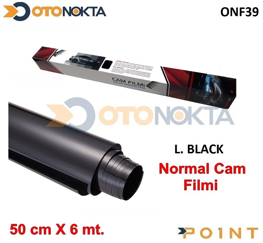 CAM FİLMİ NORMALKUTU L.BLACK 50cmX6m NORMAL TEXZON