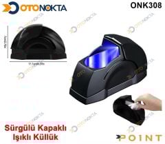 KÜLLÜK LÜX SÜRGÜLÜ KAPAKLI SİYAH IŞIKLI POİNT