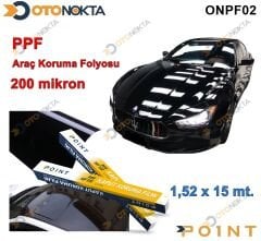 KAPUT KORUMA PPF SİYAH 200 MİKRON 1,52*15MTR POİNT