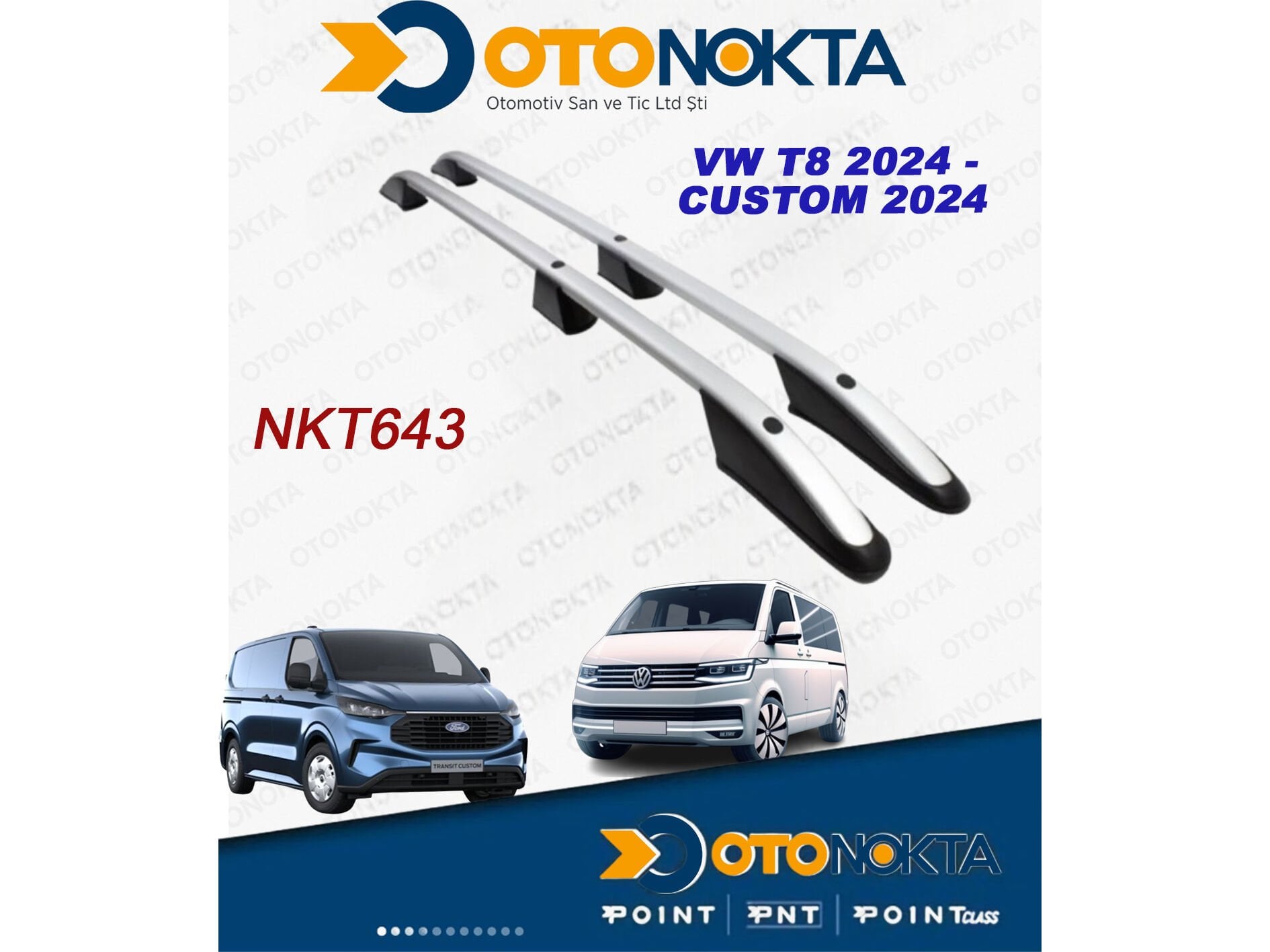 TAVAN ÇITASI LUX MODEL GRİ VW T8 2024-CUSTOM 2024