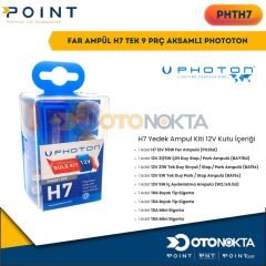 FAR AMPÜL H7 TEK 9 PRÇ AKSAMLI PHOTOTON