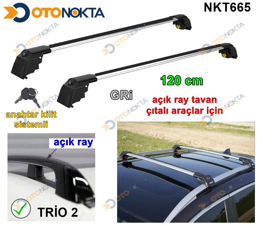 ARA  ATKI TRİO 1 MODEL 120 CM GRİ